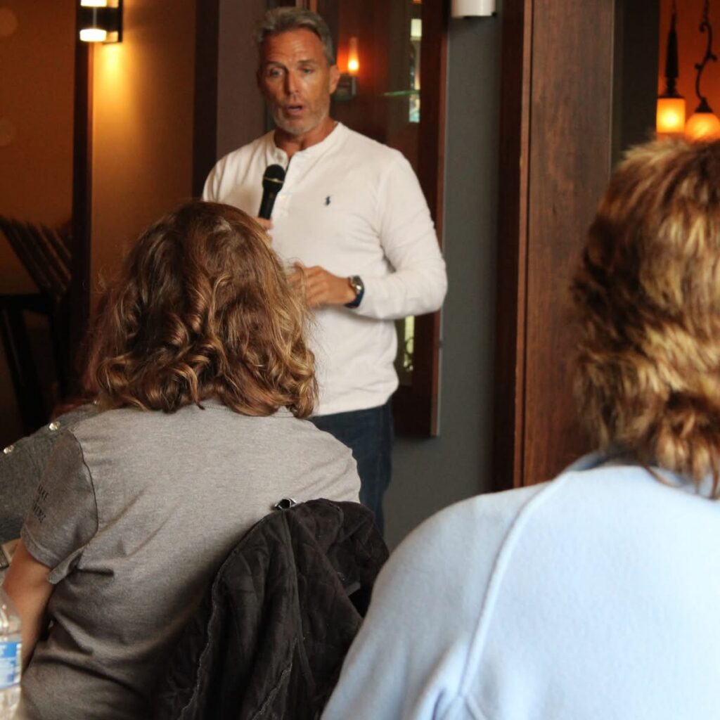 Lunch with Shaun Thompson at the Kole Digital showroom 