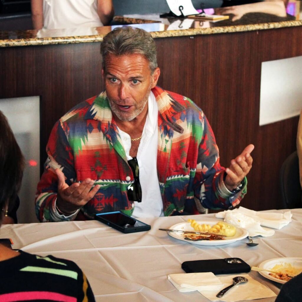 Lunch with Shaun Thompson at the Kole Digital showroom 